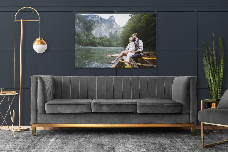 Chic modern luxury aesthetics style living room in gray tone