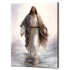 Ježiš kráčajúci po vode, symbol viery a duchovnosti.