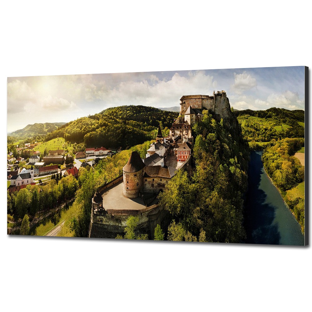 c Marek Hajkovsky foto Orava HRAD 2020_2_panel Obrazy hradov a zamkov na slovensku v premiovej kvalitne a rôznych prevedeniach na predaj. V ráme alebo ako fotopanel. Pripravené na zavesenie na stenu.